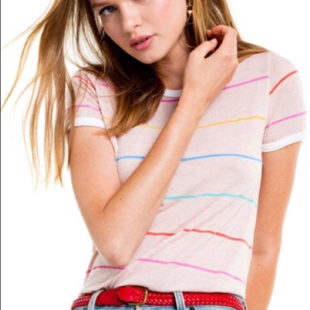 Wildfox JOHNNY ringer tee